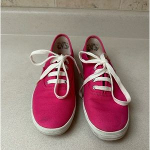 Hot pink canvas Keds